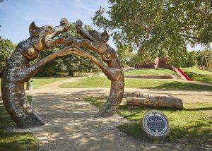 rufford play area archway design